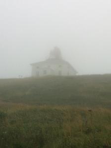 foggy lighthouse