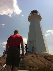 ...and apparently about to get smashed by my giant husband. O.o