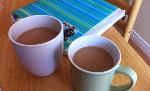 It's this kind of morning.